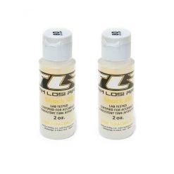 Team Losi Racing Silicone Shock Oil, 80WT, 1014CST, 2oz (2) for Lubricants
