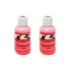 Team Losi Racing Silicone Shock Oil, 50WT, 710CST, 4oz (2) for Lubricants