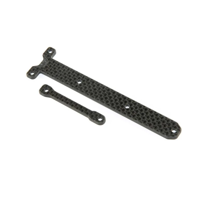 Team Losi Racing Carbon Chassis Brace Support Set: 22X-4 for Parts 3 Team Losi Racing Carbon Chassis Brace Support Set: 22X-4 for Parts