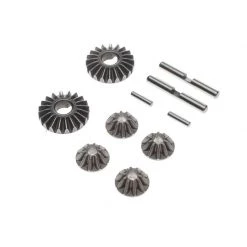 Team Losi Racing Gear Set, Metal: 22 5.0 G2 Gear Diff for Parts