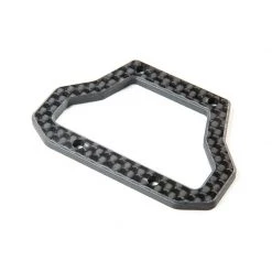 Team Losi Racing Carbon Center Bulkhead Brace: 22X-4 for Parts
