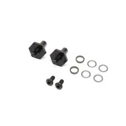 Team Losi Racing Front Axle, Black Aluminum, 12mm (2): 22 for Parts