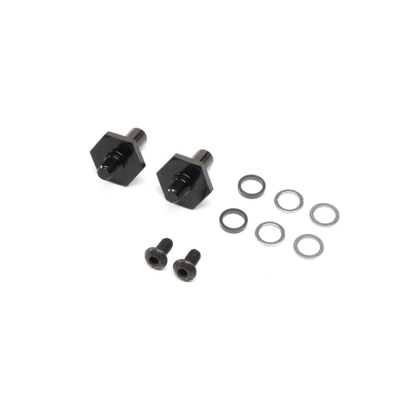 Team Losi Racing Front Axle, Black Aluminum, 12mm (2): 22 for Parts 3 Team Losi Racing Front Axle, Black Aluminum, 12mm (2): 22 for Parts