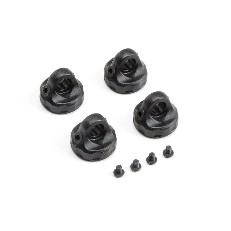 Team Losi Racing Shock Cap, Composite G3 (4) for Parts 3 Team Losi Racing Shock Cap, Composite G3 (4) for Parts