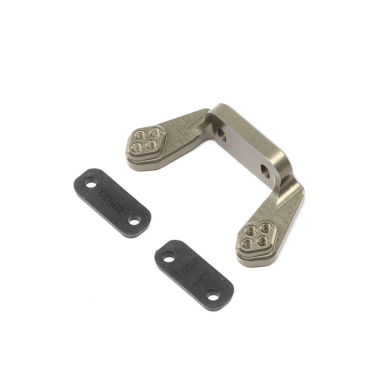 Team Losi Racing Rear Camber Block with Inserts: 22 3.0, 4.0, 5.0 for Parts 3 Team Losi Racing Rear Camber Block with Inserts: 22 3.0, 4.0, 5.0 for Parts