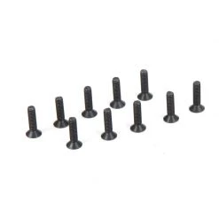 Team Losi Racing Flat Head Screws M2.5 x 10mm (10) for Parts