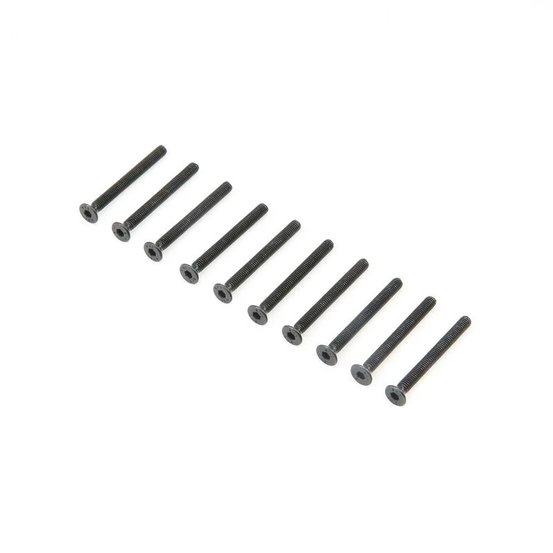 Team Losi Racing Flat Head Screws M3 x 30mm (10) for Parts 3 Team Losi Racing Flat Head Screws M3 x 30mm (10) for Parts