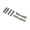 Team Losi Racing Adjustable Rear Hinge Pin Brace with Inserts: 8XT for Parts