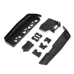 Team Losi Racing Battery Tray, Center Diff & Servo Mount: 8XE 2.0 for Parts