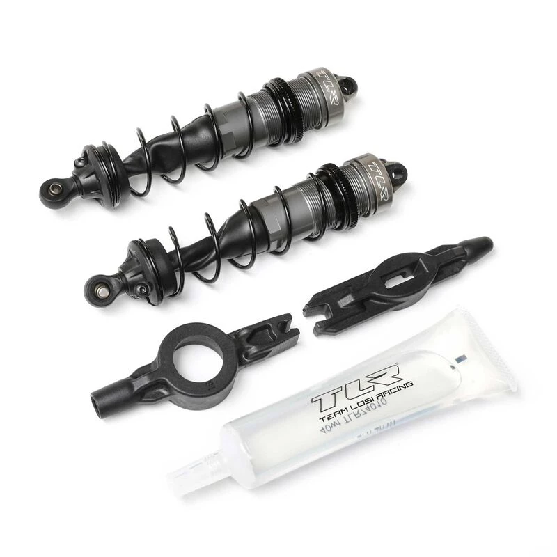 Team Losi Racing Front Shock Set, 110mm, Assembled (2): 8X for Parts 3 Team Losi Racing Front Shock Set, 110mm, Assembled (2): 8X for Parts