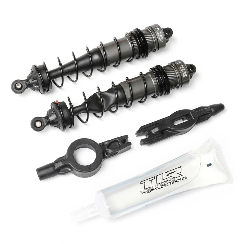 Team Losi Racing Rear Shock Set, 123mm, Assembled (2): 8X for Parts 3 Team Losi Racing Rear Shock Set, 123mm, Assembled (2): 8X for Parts