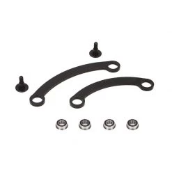 Team Losi Racing Steering Rack Set with Bearings, Short/Long: 8B 3.0 for Parts