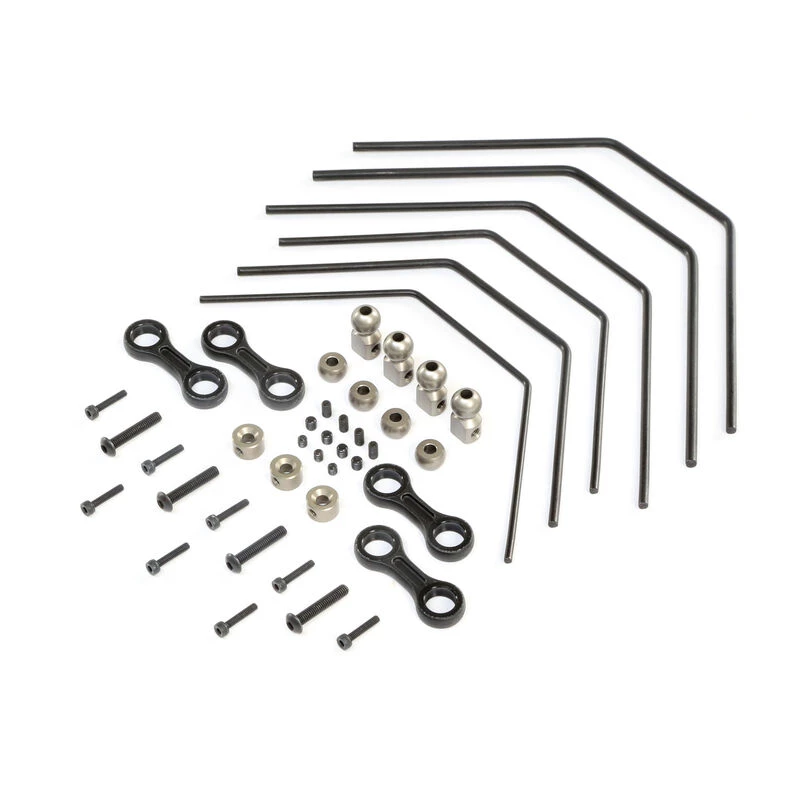 Team Losi Racing Sway Bar Set: 8X, 8XE for Parts 3 Team Losi Racing Sway Bar Set: 8X, 8XE for Parts