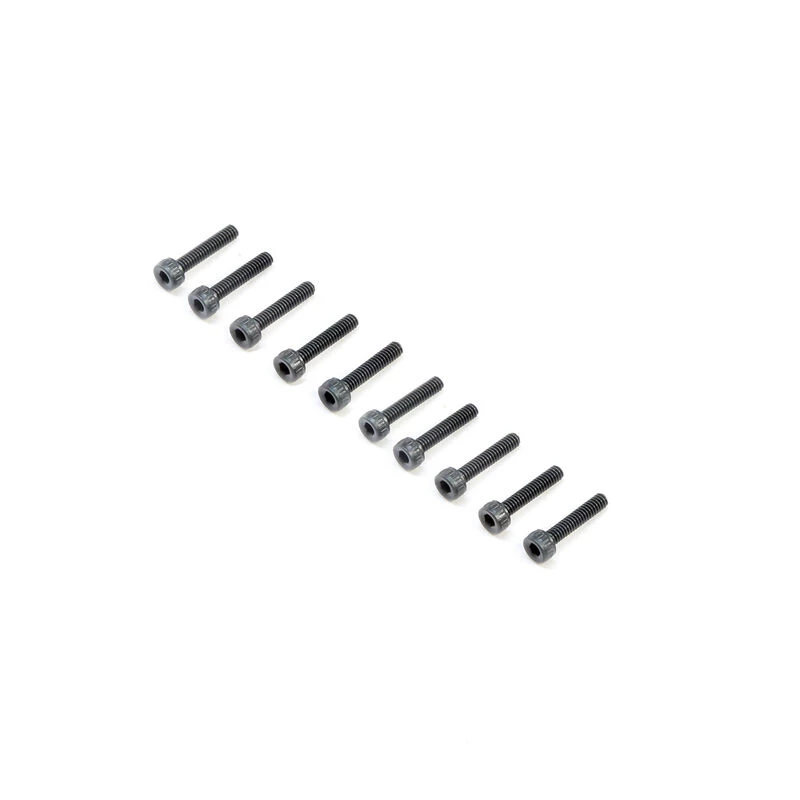 Team Losi Racing Cap Head Screws M2x10mm (10) for Parts 3 Team Losi Racing Cap Head Screws M2x10mm (10) for Parts