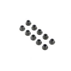 Team Losi Racing M3 Flanged Lock Nuts (10) for Parts