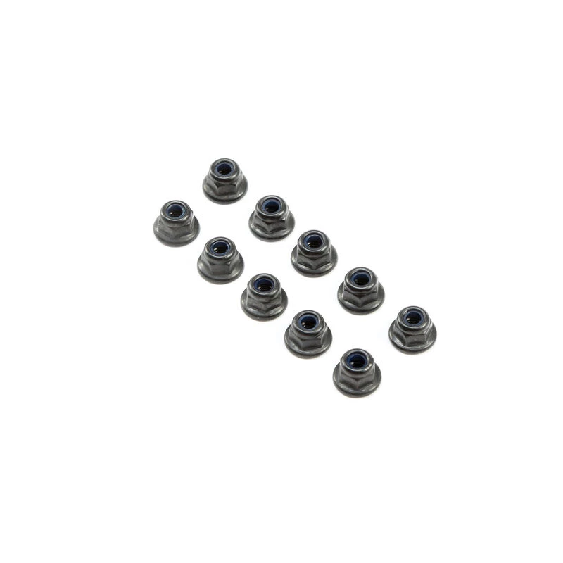 Team Losi Racing M3 Flanged Lock Nuts (10) for Parts 3 Team Losi Racing M3 Flanged Lock Nuts (10) for Parts