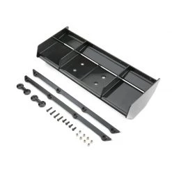 Team Losi Racing 1/5 Wing and Wicker Bills, Black: 5IVE-B for Bodies