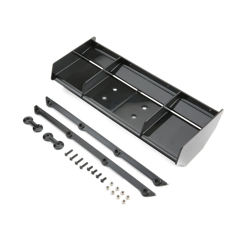 Team Losi Racing 1/5 Wing and Wicker Bills, Black: 5IVE-B for Bodies 3 Team Losi Racing 1/5 Wing and Wicker Bills, Black: 5IVE-B for Bodies