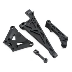 Team Losi Racing Front and Rear Chassis Brace: 5IVE B for Parts