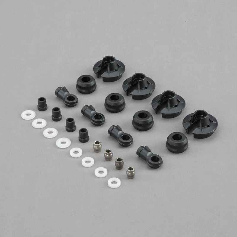 Team Losi Racing Shock Plastics and Balls (4): 5B, 5T, MINI WRC for Parts 3 Team Losi Racing Shock Plastics and Balls (4): 5B, 5T, MINI WRC for Parts