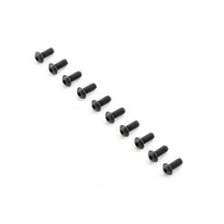 Team Losi Racing Button Head Screws M4x10mm (10) for Parts