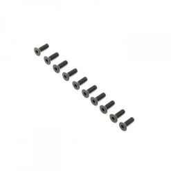 Team Losi Racing Flat Head Screws M4x12mm (10) for Parts