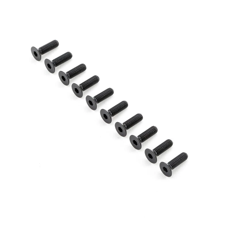 Team Losi Racing Flat Head Screws M6x20mm (10) for Parts 3 Team Losi Racing Flat Head Screws M6x20mm (10) for Parts