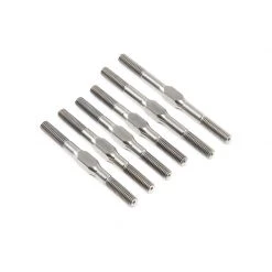 Team Losi Racing Turnbuckle Set, Titanium (6): 5IVE B, MINI WRC for Parts