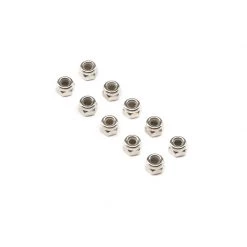 Team Losi Racing Nylock Nut M4 (10) for Parts