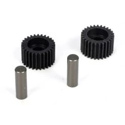 Team Losi Racing Idler Gear & Shaft (2): 22 for Parts