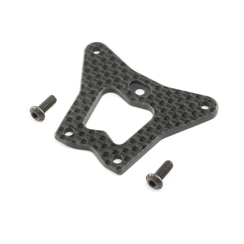 Team Losi Racing Carbon Front Steering Gearbox Brace: 22X-4 for Parts 3 Team Losi Racing Carbon Front Steering Gearbox Brace: 22X-4 for Parts