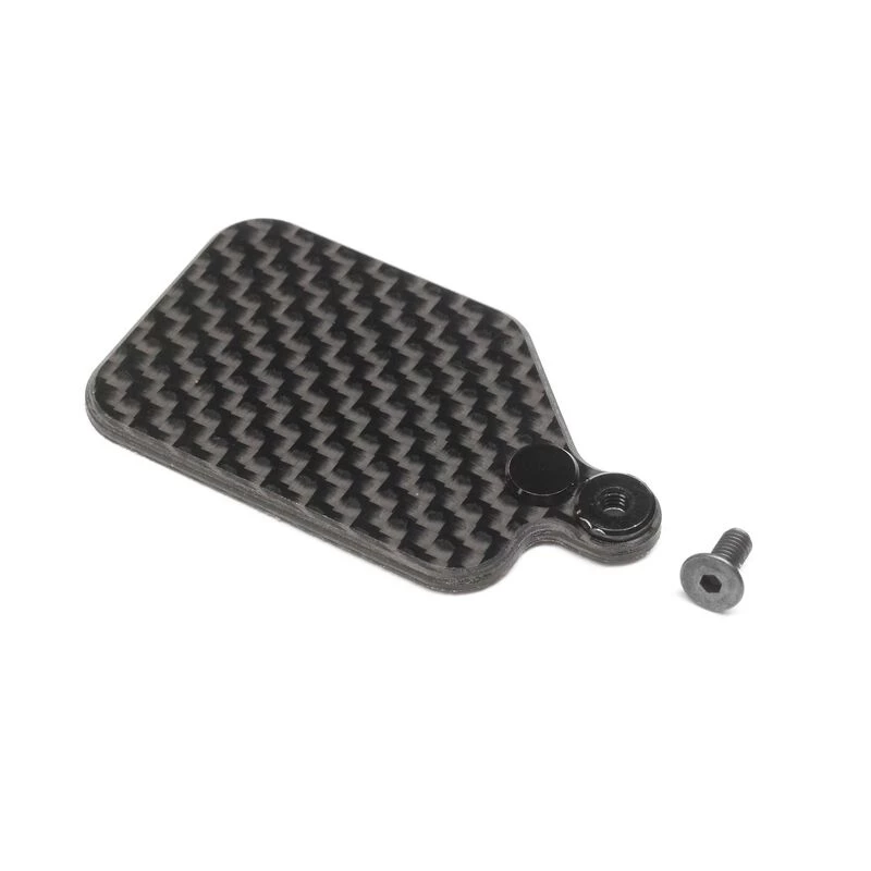 Team Losi Racing Carbon Receiver Mounting Plate: 22X-4 for Parts 3 Team Losi Racing Carbon Receiver Mounting Plate: 22X-4 for Parts