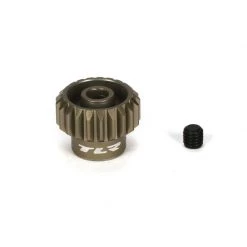 Team Losi Racing 48P Aluminum Pinion Gear, 21T for Parts