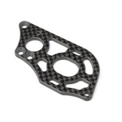 Team Losi Racing Carbon Motor Plate, 3-Gear Laydown: 22 5.0 for Parts