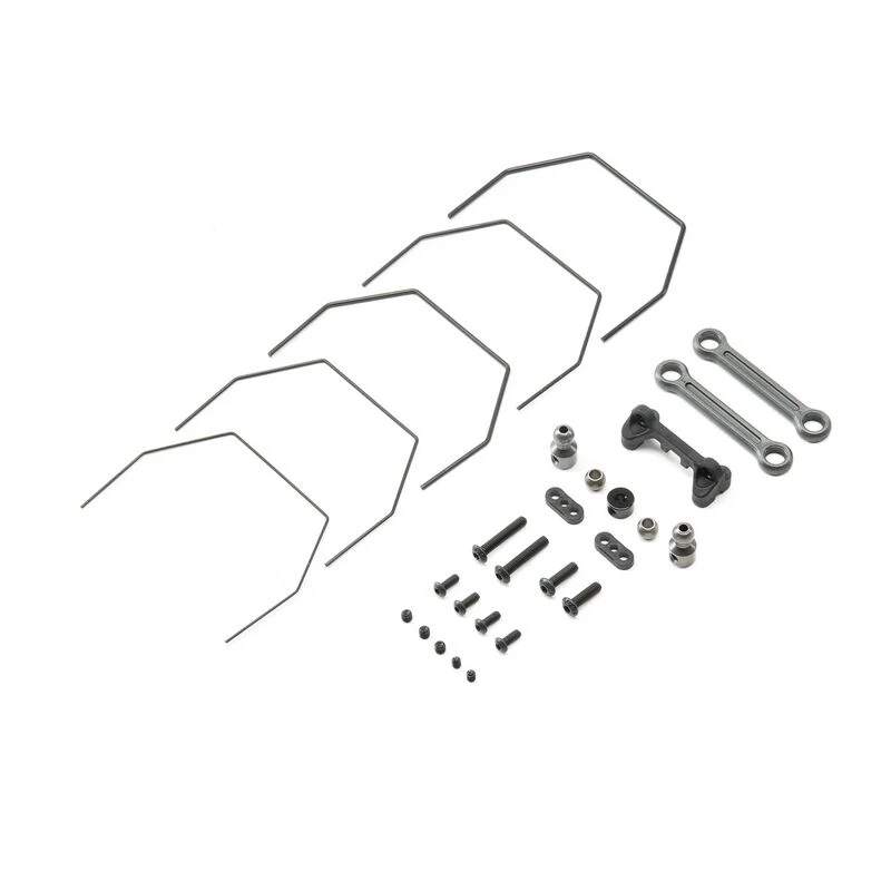 Team Losi Racing Rear Sway Bar Set: 22 4.0 Laydown for Parts 3 Team Losi Racing Rear Sway Bar Set: 22 4.0 Laydown for Parts