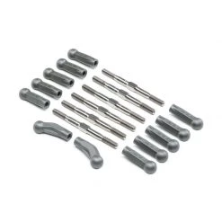 Team Losi Racing HD Turnbuckle Kit, Titanium: 22 5.0 for Parts