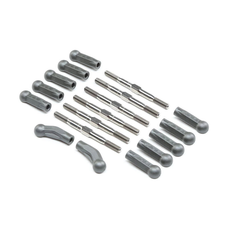 Team Losi Racing HD Turnbuckle Kit, Titanium: 22 5.0 for Parts 3 Team Losi Racing HD Turnbuckle Kit, Titanium: 22 5.0 for Parts