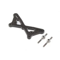 Team Losi Racing Carbon Front Tower with Ti Standoffs: 22 5.0 for Parts