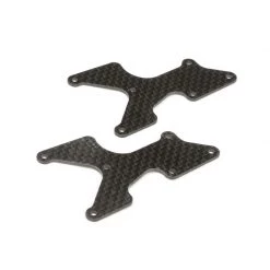 Team Losi Racing Rear Arm Inserts Carbon: 8X for Parts