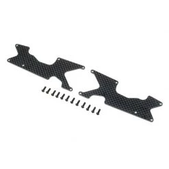 Team Losi Racing Rear Arm Inserts Carbon 8XT for Parts