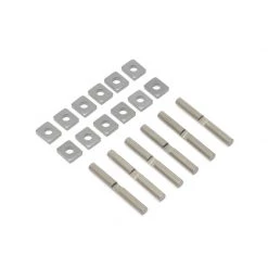 Team Losi Racing Cross Pins & Support Blocks, Aluminum: 5T, MINI WRC for Parts