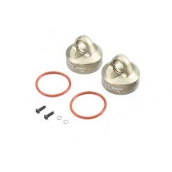 Team Losi Racing Bleeder Shock Caps, Al (2): 5T, MINI WRC for Parts