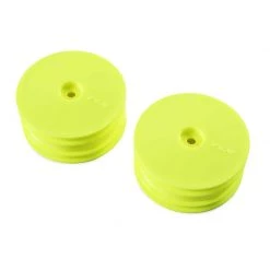 Team Losi Racing 1/10 Front Buggy 2.2 Wheels, 12mm Hex, Yellow (2): 22X-4 for Tires & Wheels
