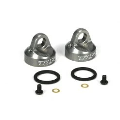 Team Losi Racing Bleeder Shock Caps, Aluminum (2): TEN for Parts