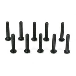 Team Losi Racing Button Head Screws, M3 x 18mm (10) for Parts