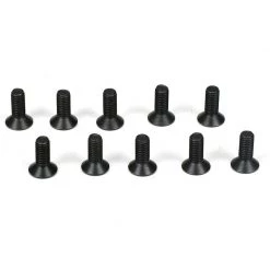 Team Losi Racing Flathead Screws, M3 x 8mm (10) for Parts