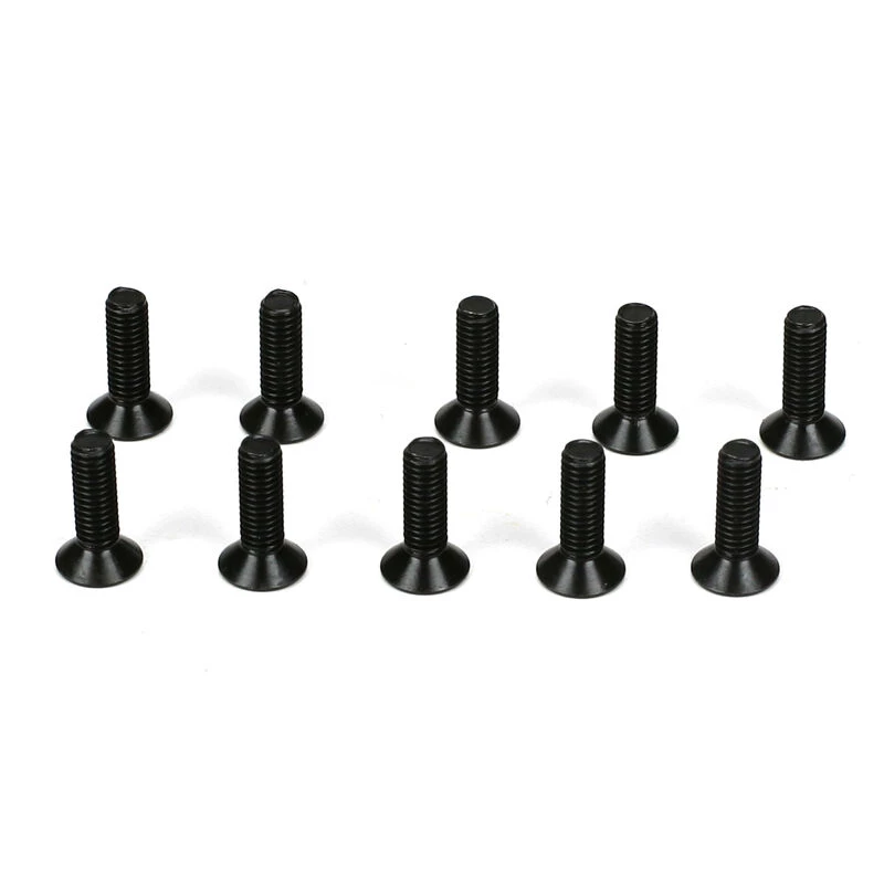Team Losi Racing Flathead Screws, M3 x 10mm (10) for Parts 3 Team Losi Racing Flathead Screws, M3 x 10mm (10) for Parts