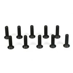 Team Losi Racing Flathead Screw, M3 x 12mm (10) for Parts