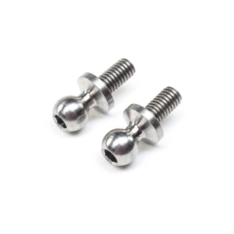 Team Losi Racing Titanium Ball Stud, 4.8 x 6mm (2) for Parts 3 Team Losi Racing Titanium Ball Stud, 4.8 x 6mm (2) for Parts