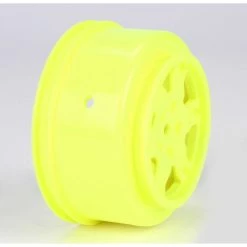 Team Losi Racing 1/10 Front/Rear SCT 2.2/3.0 Wheels, 12mm Hex, Yellow (2): 22 SCT for Tires & Wheels